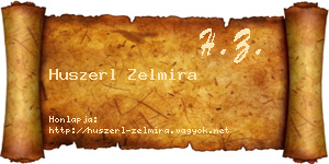 Huszerl Zelmira névjegykártya